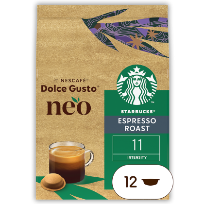 ネスカフェ ドルチェ グスト ネオ スターバックス エスプレッソ ローストの紙製コーヒーポッド
