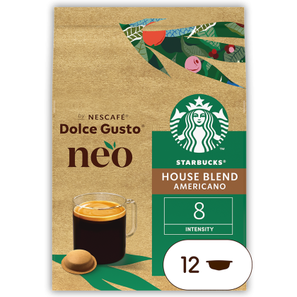 ネスカフェ ドルチェ グスト ネオ スターバックス ハウスブレンドの紙製コーヒーポッド