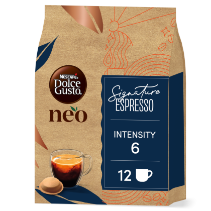 ネスカフェ ドルチェ グスト ネオの紙製コーヒーポッド