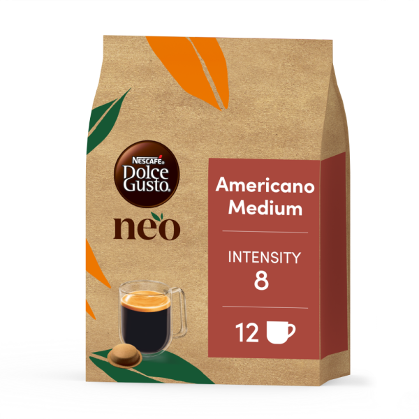 ネスカフェ ドルチェ グスト ネオの紙製コーヒーポッド
