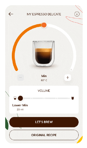Nescafé dolce gusto personalized coffee