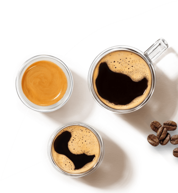 カフェメニューとコーヒー豆